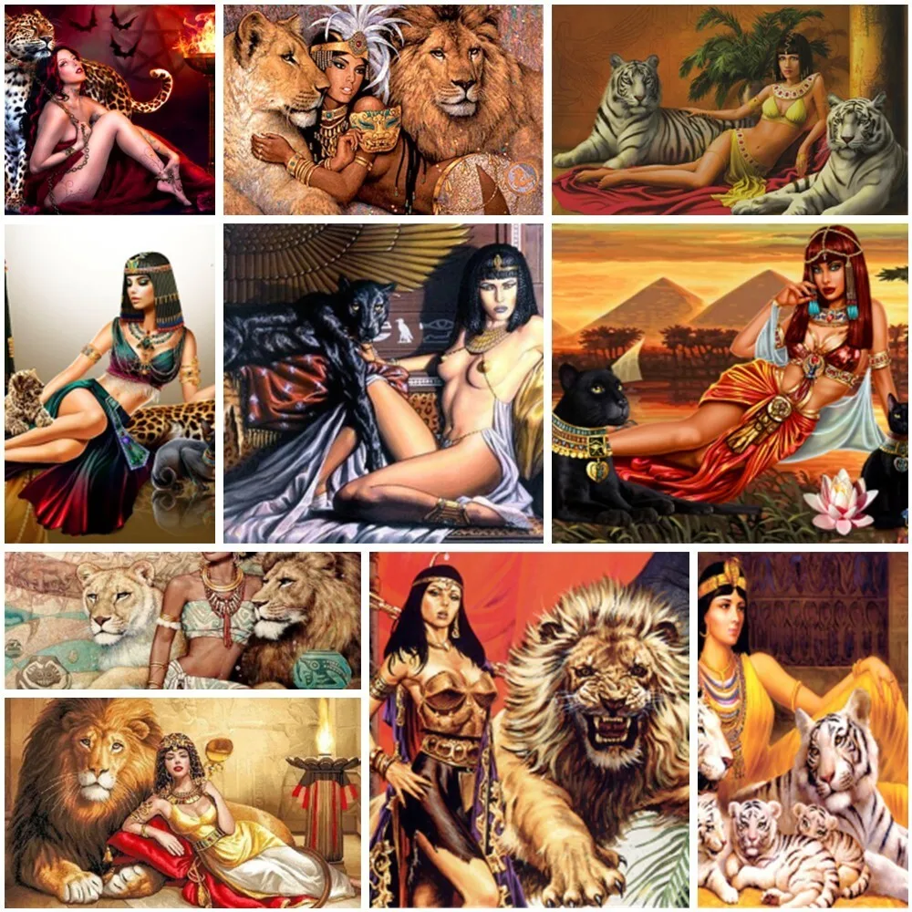 Cleopatra Scenery Painting By Numbers 20x30 Crafts Kits For Adults Home Decoration Personalized Gift Ideas Dropshipping 2023 HOT