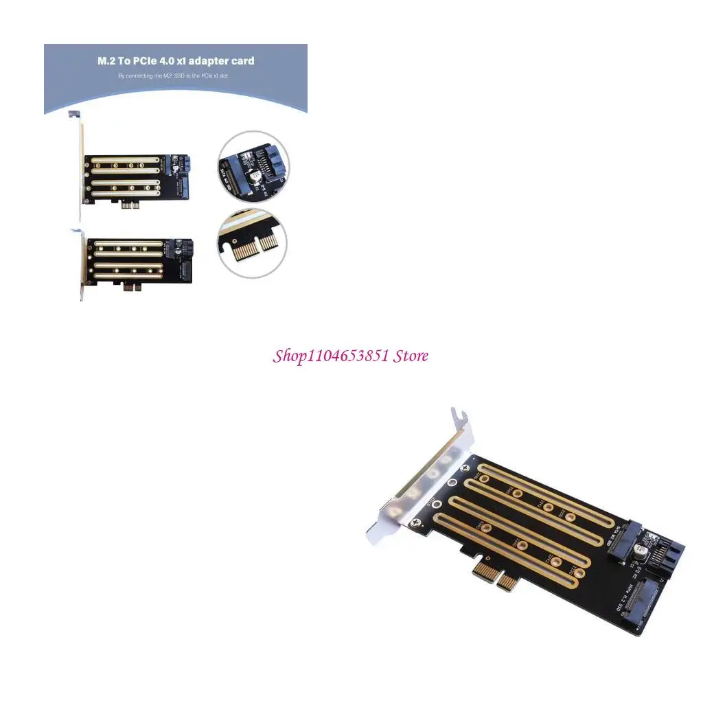 

SSD-накопитель M.2 PCIe NVMe для карты адаптера PCIE 4,0 полноскоростная карта адаптера PCIE для 2230 2242 2260 2280 M.2 SSD