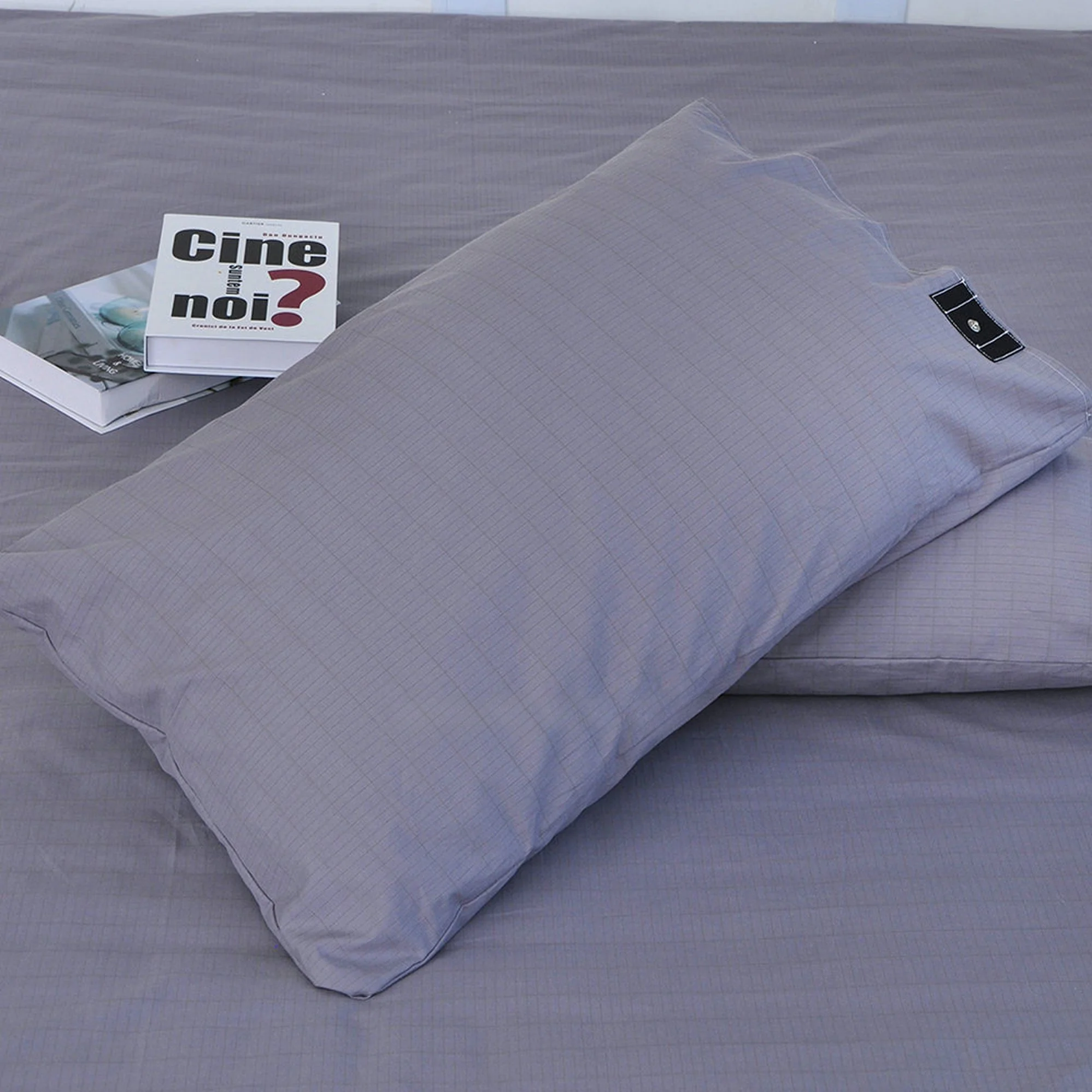 

Sleep Better Conductive Grounding Earthing Pillowcase Made By Silver Cotton Antimicrobial Fabric