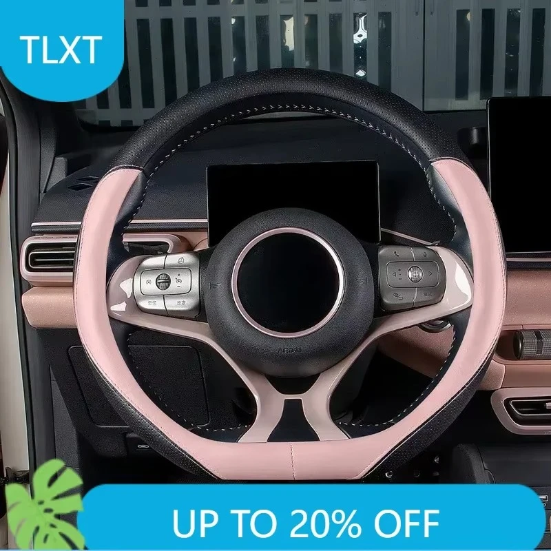 

Для BYD Dolphin Seagull QIN PLUS DMi Han Tang Song DMi EV чехол на руль кожаный наппа универсальный нескользящий 38 см тип D