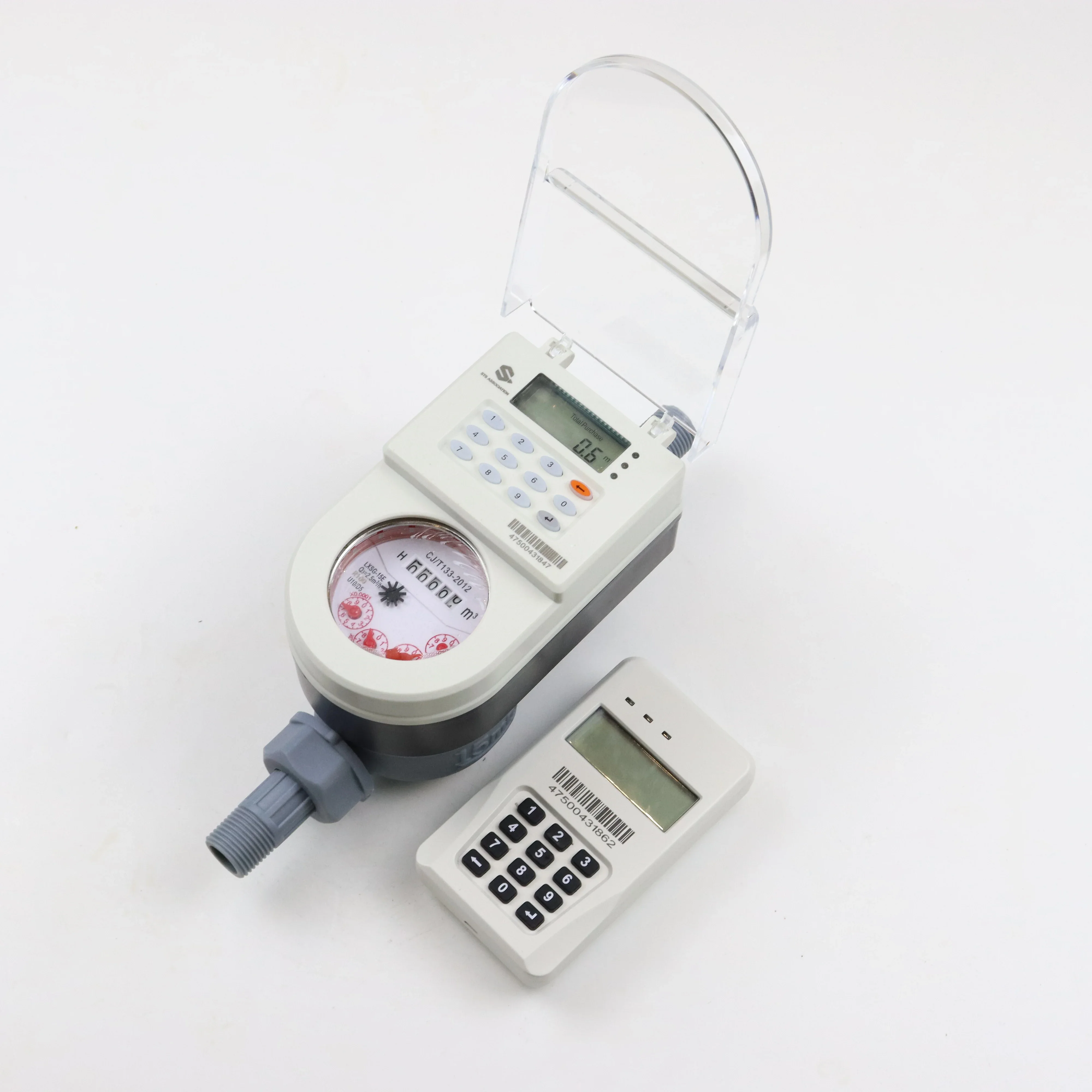 

Индивидуальный смарт-счетчик воды с нейлоновой пластиковой клавиатурой, предоплатой, функцией разделения счетов (STS) и модулем CIU