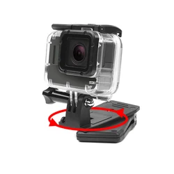 Wholesale Chapeau de sac à dos rotatif à 360 degrés pour Gopro Hero 10 9 8 7 Black Xiaomi Yi 4K SJCAM Eken H9r Go Pro, accessoire