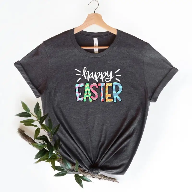Easter T Shirt Women Happy Day Cute Bunny Family Matching