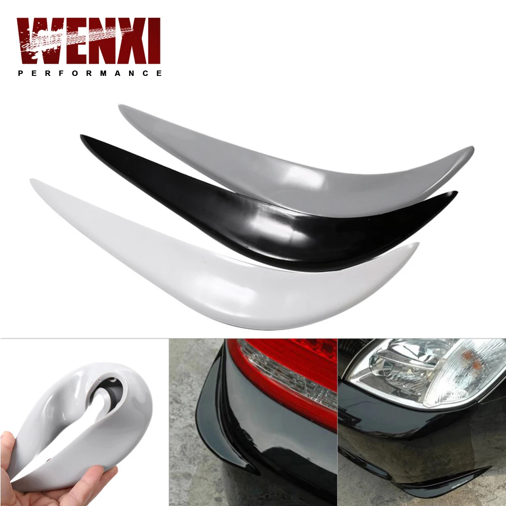 1Pair Rubber Car Bumper Corner Protector Stickers Guards Buffer Trim Molding Protection Strip Scratch Protector Car Accessories