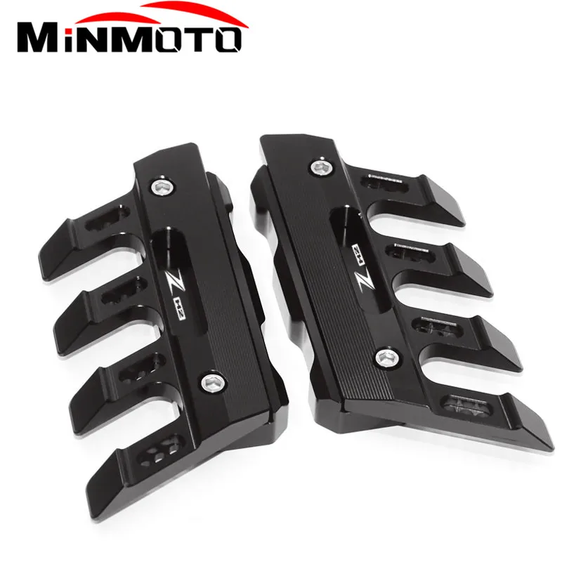 Met Logo Voor Kawasaki Zh2 Z H2 Motorfiets Voorvork Beschermer Spatbord Schuifregelaar Accessoires Spatbord