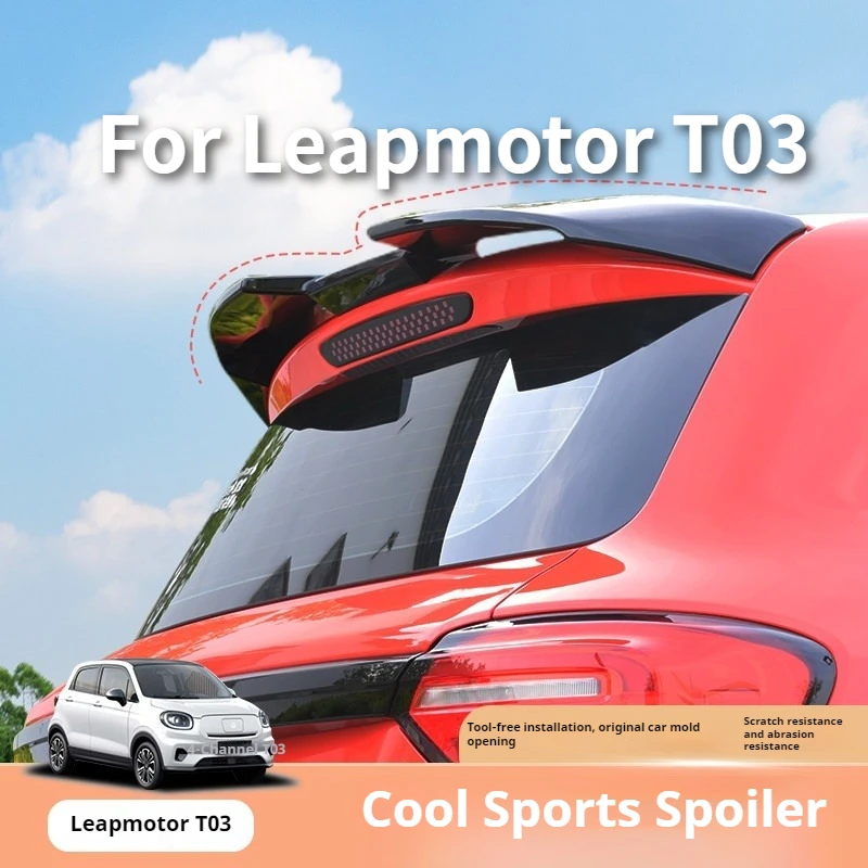 Für Leapmotor T03 Auto Heckflügel Ohne Bohren Installierbar Aerodynamischer Heckspoiler Exterieur Niedliche Dekoration
