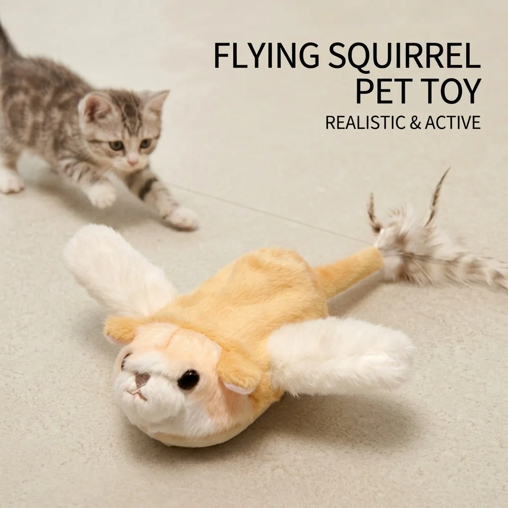Simulation Mouse Pet Cat Dog Toy Electric Teasing Stick Puzzle Hunting Training Interactive Toys Chew Grind Teeth Cleaning Tools