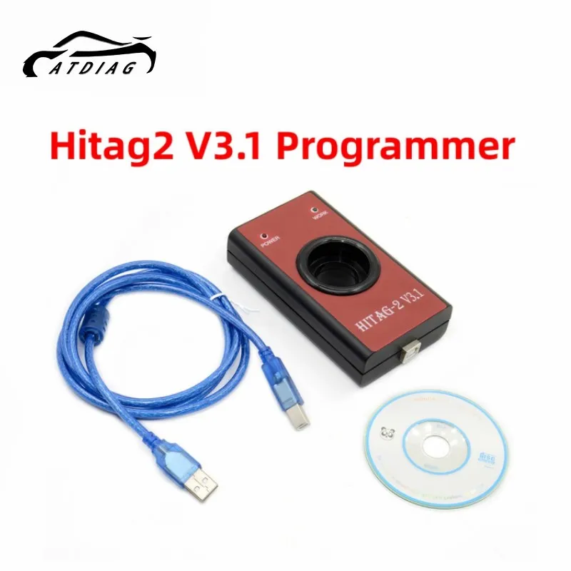 2024 HITAG 2 V3.1 OBD2 Car Diagnostic Tool Key Programmer Hitag2 Transponder Universal Immo/Remote/Read PIN/VIN