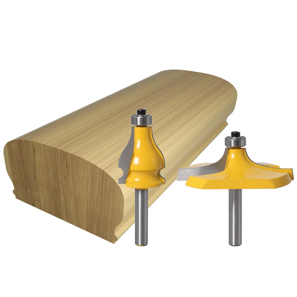 

1PC 8MM Shank Milling Cutter Wood Carving Andrail Router Bit Set - Standard/Flute Line Knife Woodworking Cutter Tenon Cutter