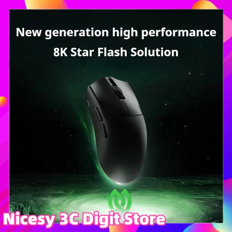 

ATK X1 Ultimate Gaming Wireless Mouse 8K Receiver PAW3950 Ultra Sensor Ergonomic FPS Valorant CSGO Gaming Tablet Laptop Office
