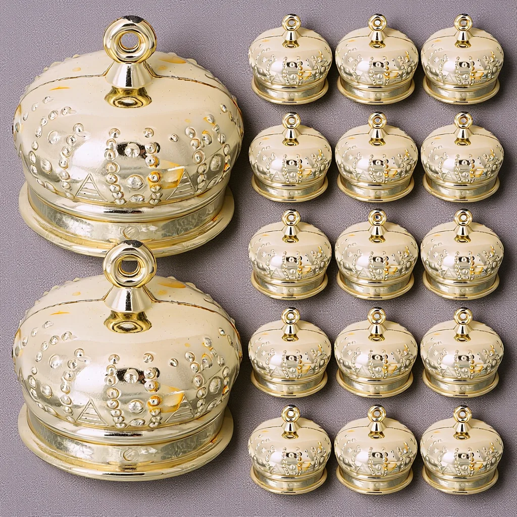 

50Pcs DIY Hanging Handcraft End Caps Plastic Ball Pendant Accessories for Decorations End Caps for Toy Hanging Toy Fittings