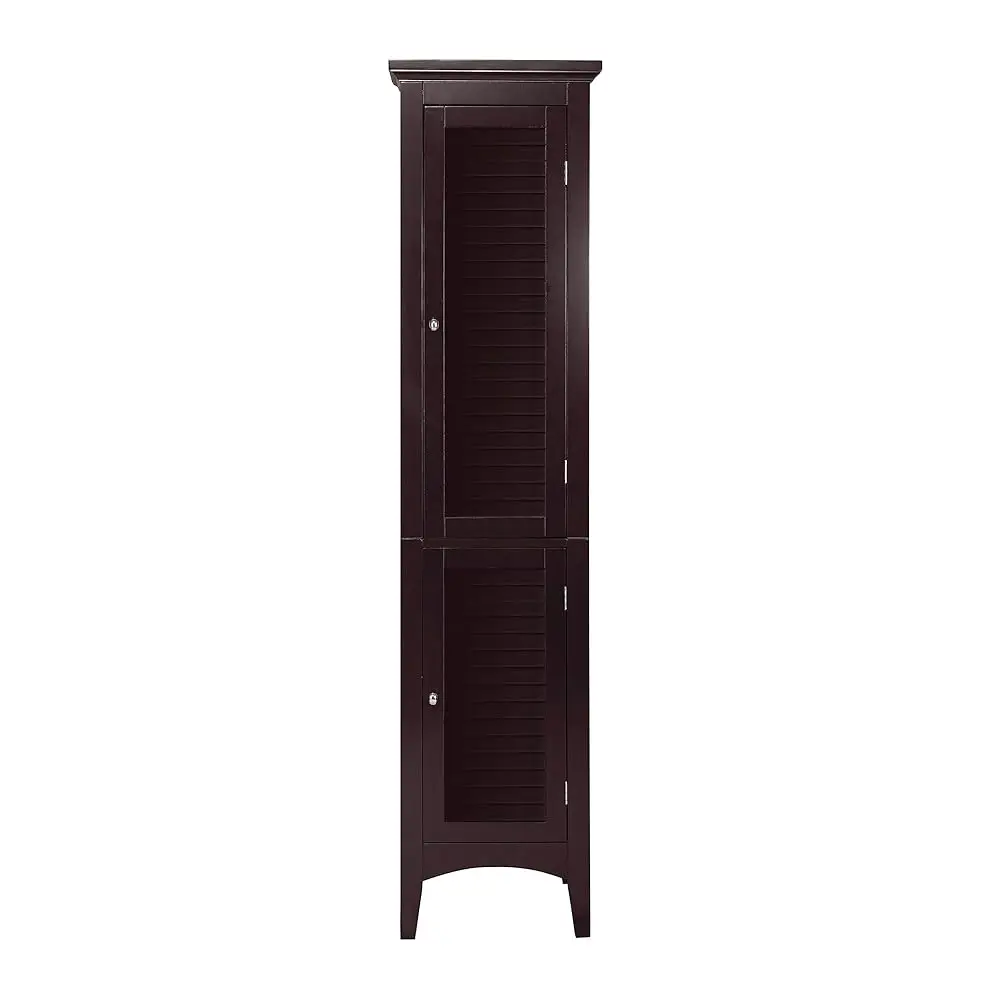 

Glancy 63 In. Freestanding Linen Storage Tower With Two Doors And Adjustable Shelves For A Stylish And Functional Storage