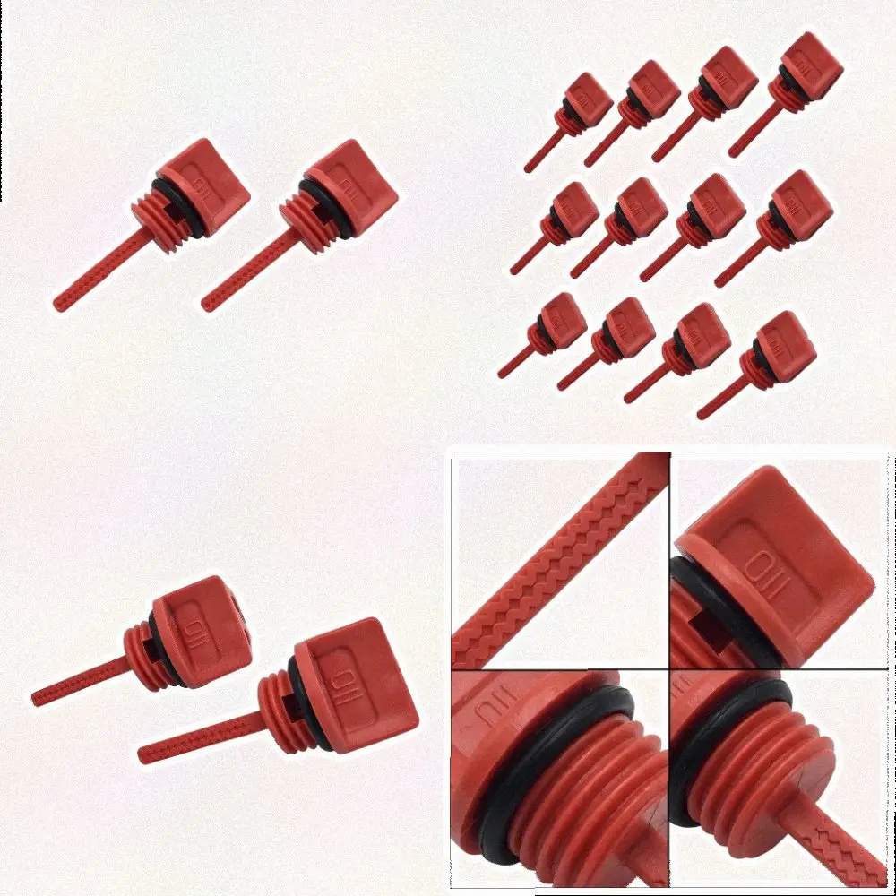For GX110 For Gx120 GX140 For Gx160 For Gx200 Engine Oil Dipstick 15600-ZE1-003 Red Plastic Level Gauge For Honda Generator