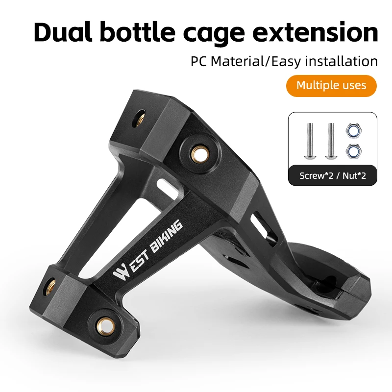 WEST RADFAHREN Fahrrad Wasser Flasche Käfig Sattel Extender Wasser Tasse Halter Adapter Radfahren Wasserkocher Halterung MTB Fahrrad Zubehör