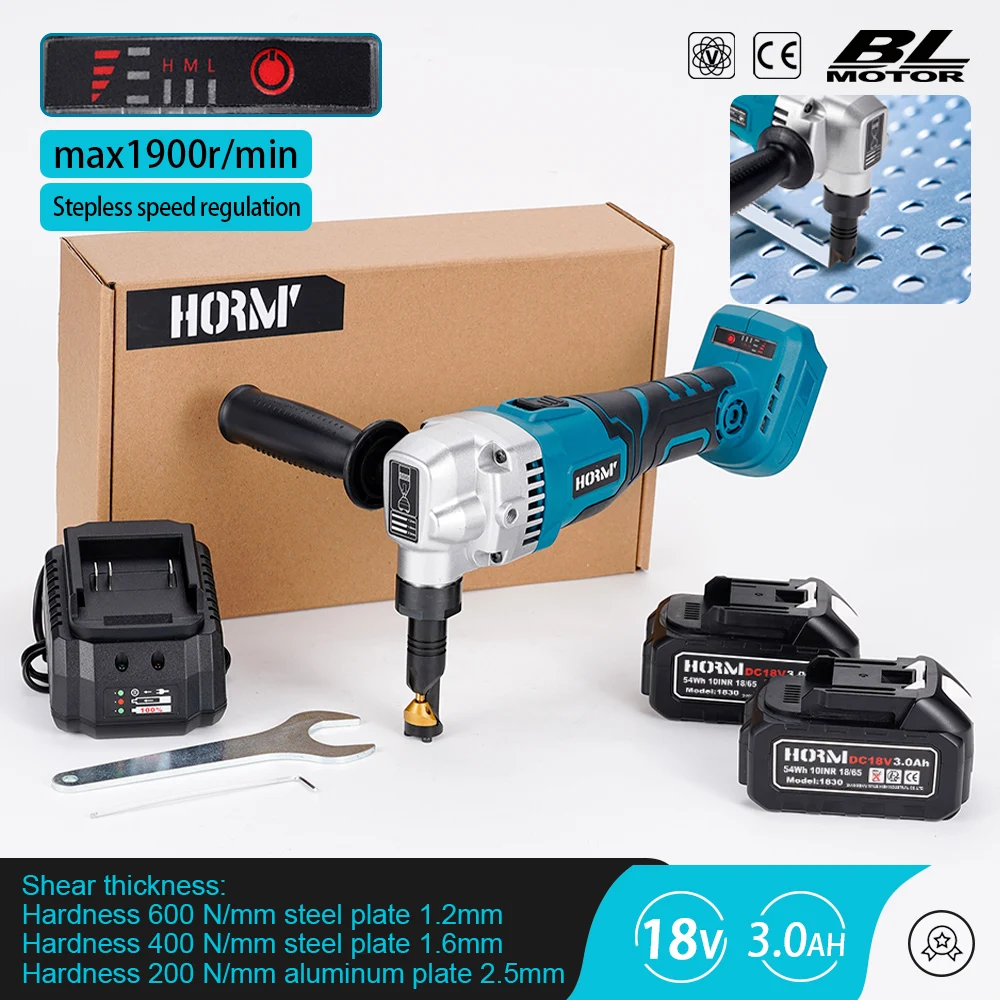 Tesoura de Impacto sem Escova Ferramenta Elétrica de Corte de Ferro 600n. m 18v 650w Makita Bateria de 18v