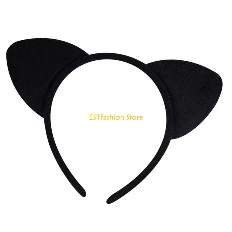 Y5GC Anime Mèo Hairhoop Cosplay Mũ Đợi Đầu Đa Năng Cho Kỳ Nghỉ Thu Thập Sự Kiện Đặc Biệt