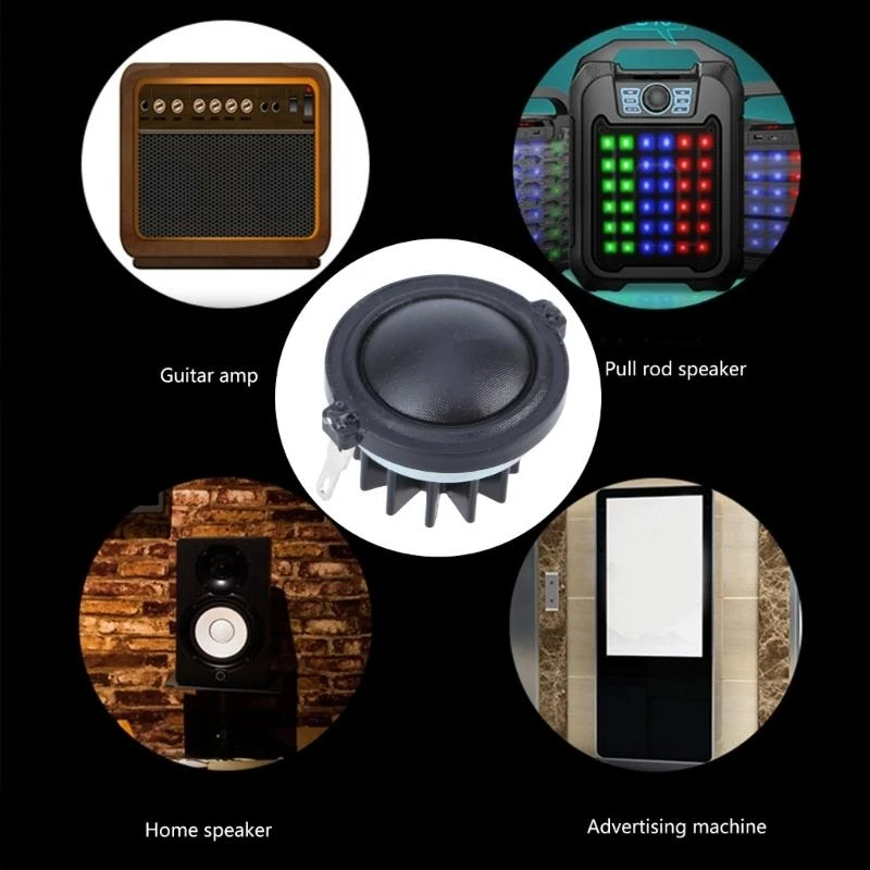 

2025 New Profession High Efficiency Loudspeaker Silk Domes Tweeter 6Ohm High Sound Quality Speakers for Multimedia Stereo Setups