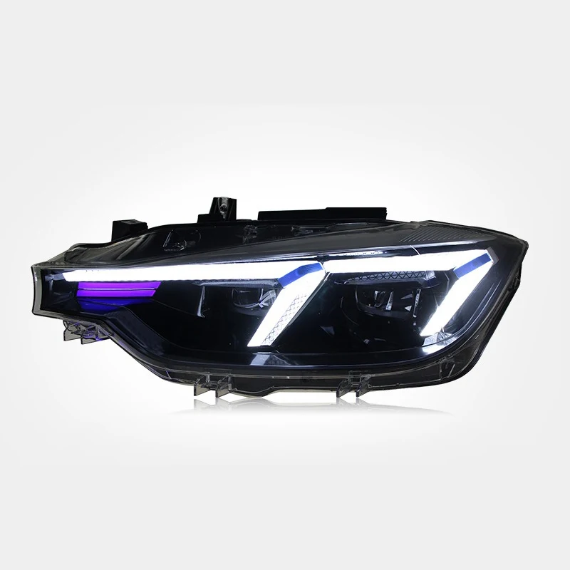 ไฟหน้ารถ LED สําหรับ BMW 3 Series 2012-2018 F30 320i 325i 328i 330i 335i หัวโคมไฟ LED DRL ชุดไฟหน้ารถอุปกรณ์เสริม