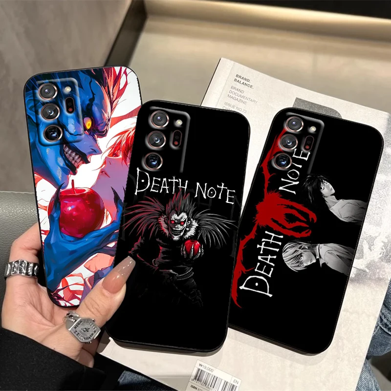 

Note Anime DEATH Cool For Samsung Note 20 10 Ultra Plus A31 A14 A12 A70 A34 A25 A04 A05 A15 A24 5G Black Cover Phone Case