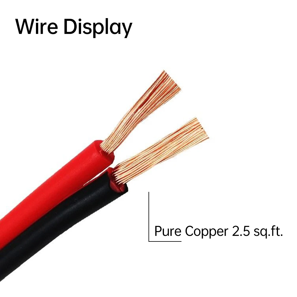 20A Auto-Zigarettenanzünder-Verlängerungskabel 12-24V 14AWG Reinkupferdraht mit Sicherung 30cm-3m für Fahrzeug, Wohnmobil, Marine – Detail 10