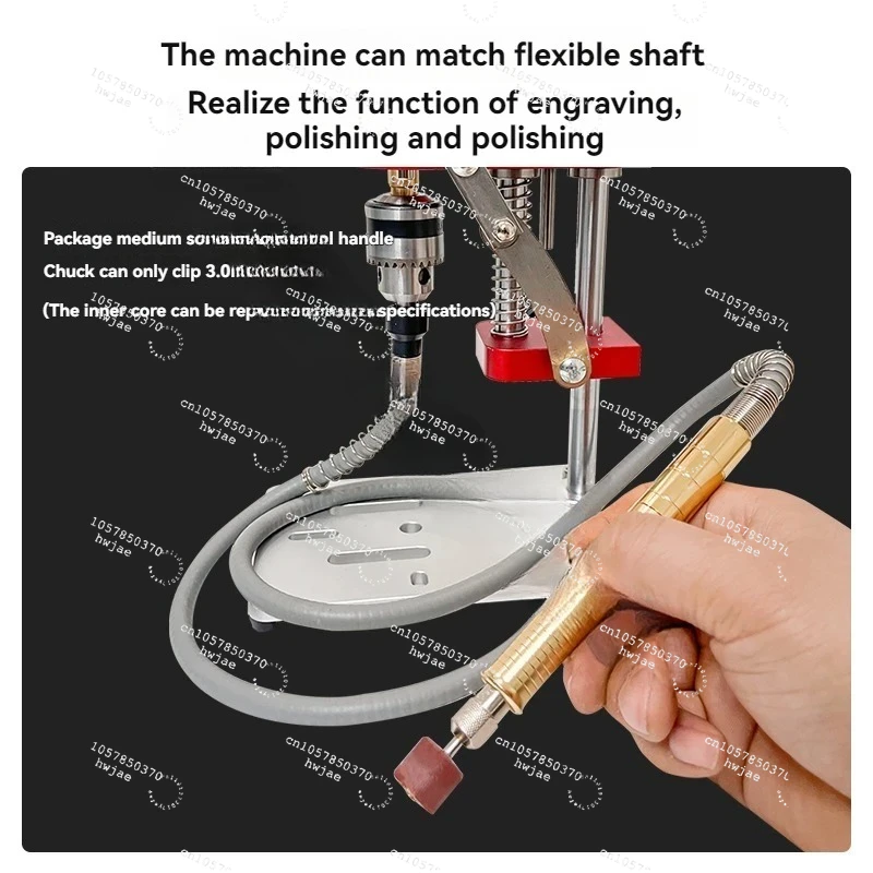Household Micro Desktop Variable Speed DC Metal Jade Polishing Drilling Small Table Drill Precision Electric Drill