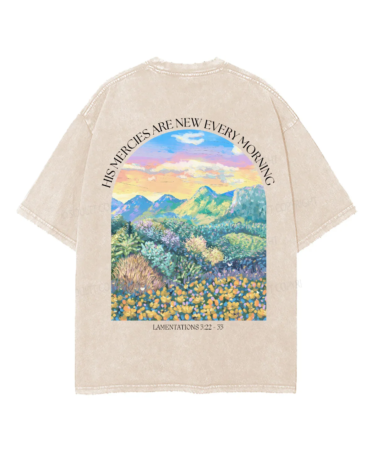 Trendy Art Oil Painting T-shir - Summer Clothing Vintage ulasan dan harga