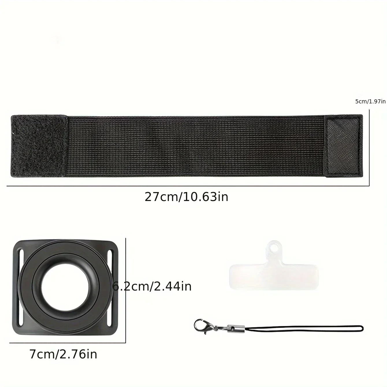 قوي المغناطيسي شفط قوس جبل حامل هاتف المحمول شريط للرسغ الذراع مخصص آيفون 13 14 15 16 برو ماكس سامسونج #4