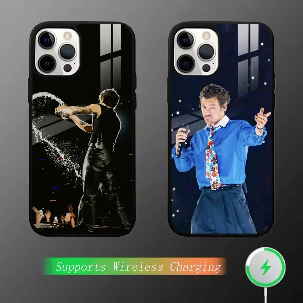 Top Pop Rock Musician - Harry Styles Phone Case For iPhone15,16,17,14,13,12,11 Plus,Pro Magnetic For  Wireless Charging