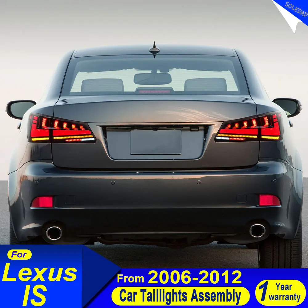 

Taillights For Lexus IS250 IS350 IS220d 2006 2007 2008 2009 2010 2011 2012 2013 Tail Light Lamp Assembly DRL Sequential Signal