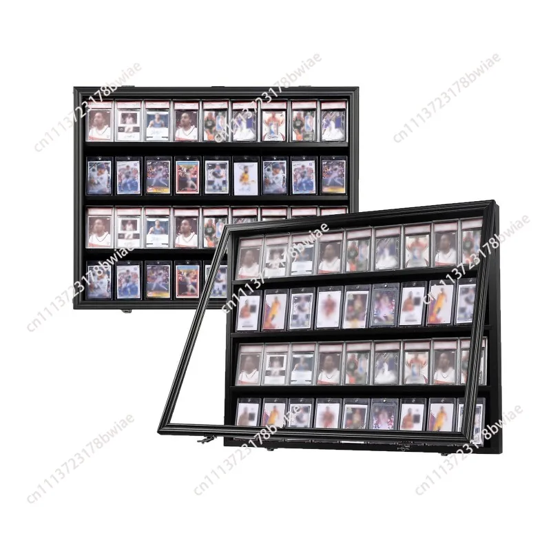 Layered Sports Card Display Photo Frame Baseball Card Display Box Trading Card Collection Wall Display Stand Basketball