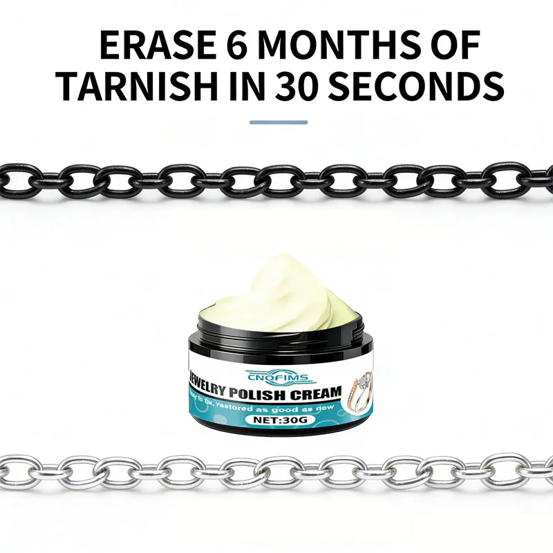 Fasilawei Jewelry Care Restoration Cream: Oxidation/Tarnish Remover, Revives Gold & Silver Bracelet Shine