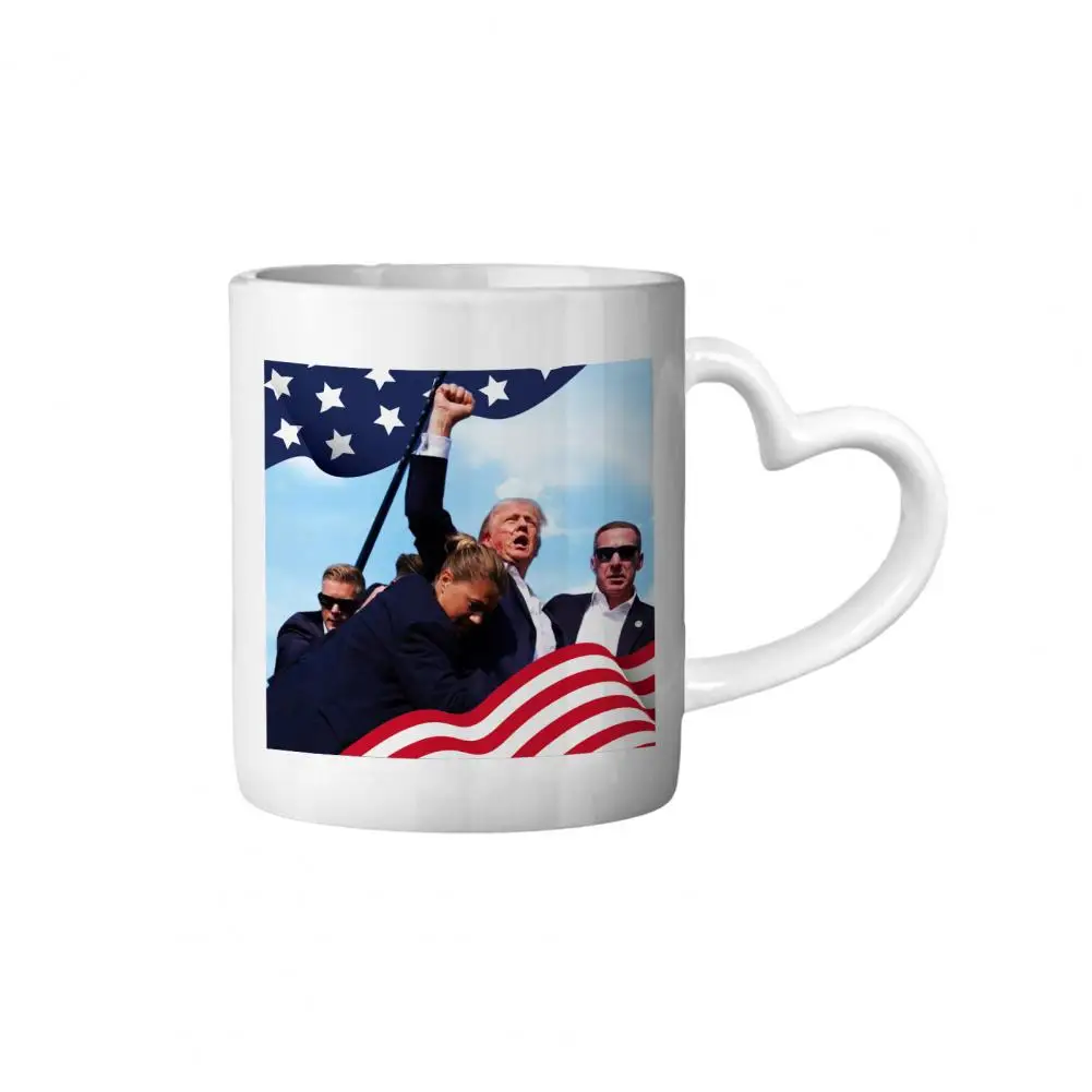 Indoor Outdoor Mug President Supporter Mug Support President Ceramic Trump Coffee Mug Durable Drinkware Gift for Men Women