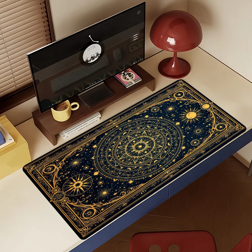 Art Magic Tarot Card Mouse Pad For Office Gaming And Keyboards Non-Slip Large Waterproof