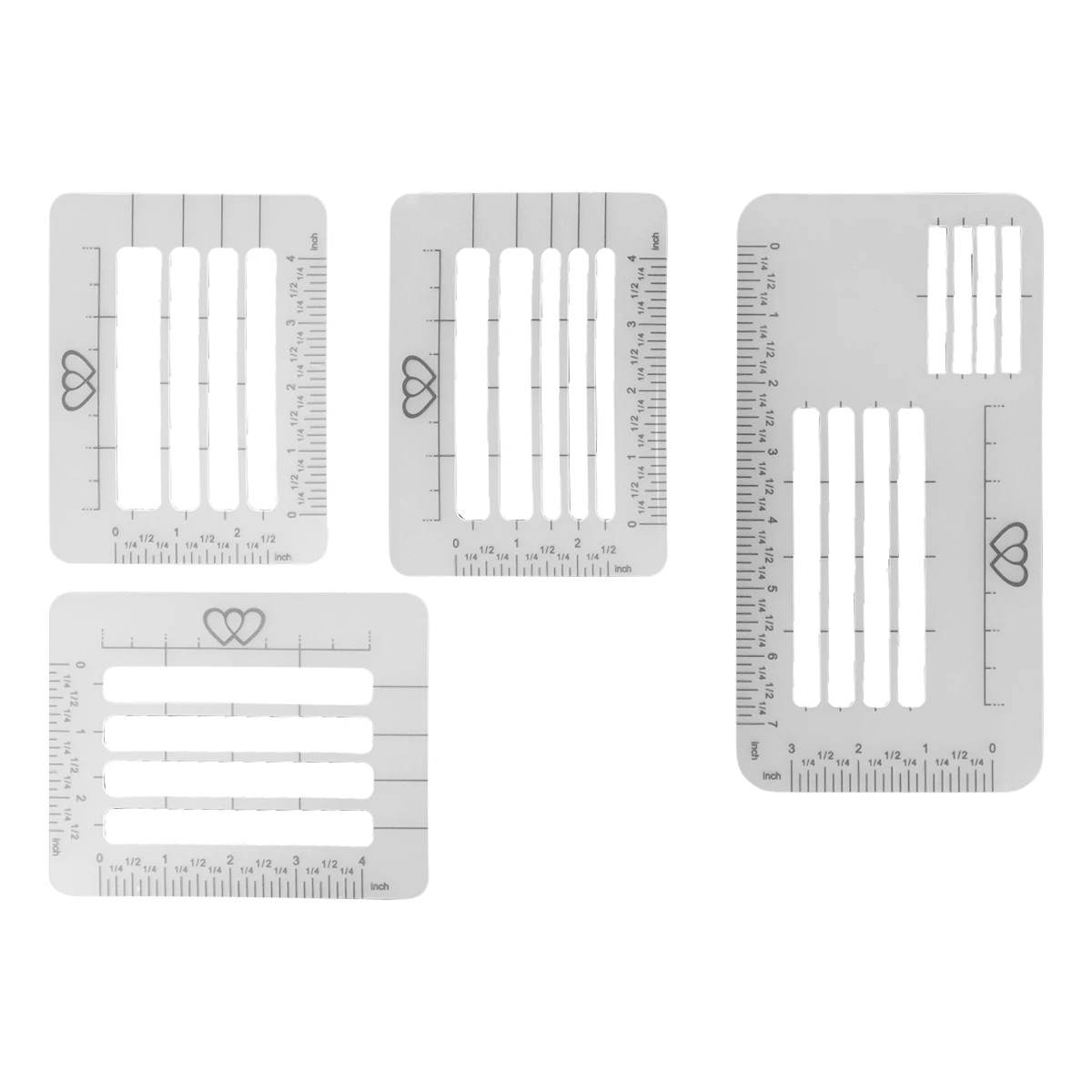 8pcs Addressing Guide Template Envelope Stencil PP Material Writing Aid Child Card Number Letter Design Supplies