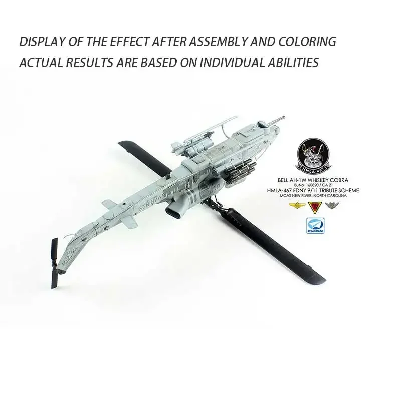 Dream Model Assembly Aircraft Kit DM720017 AH-1W 'Super Cobra'（Later version ）1/72 Scale