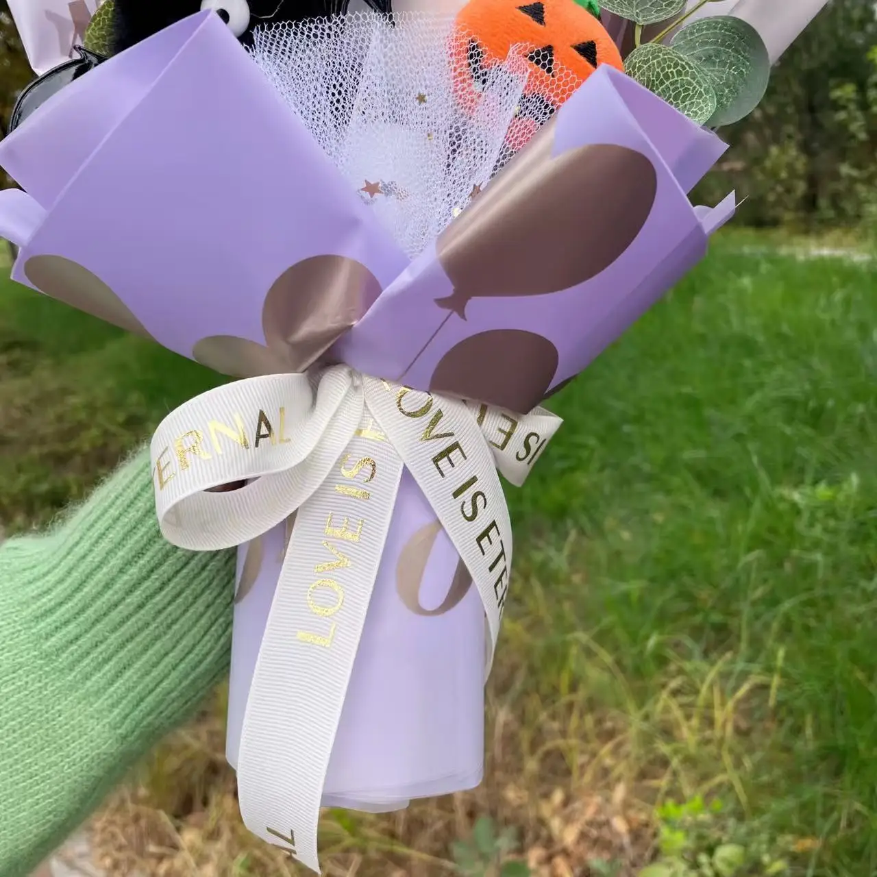 할로윈 잭 스켈링턴 봉제 인형 장난감 스컬 고스트 포지티브 부케 생일 크리스마스 발렌타인 선물