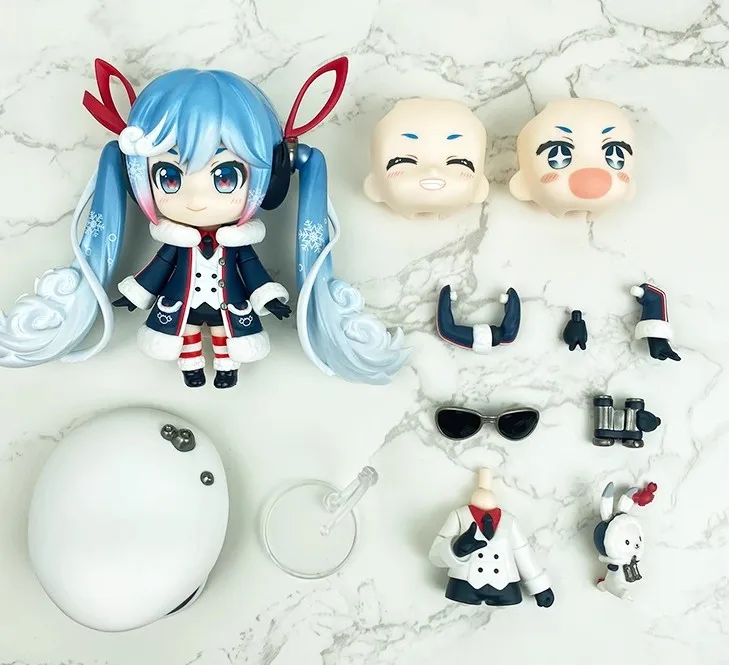 Clay Figure 1800 Snow Miku Figure Grand Voyage Ver. Snow Future Collectible Figurine Model