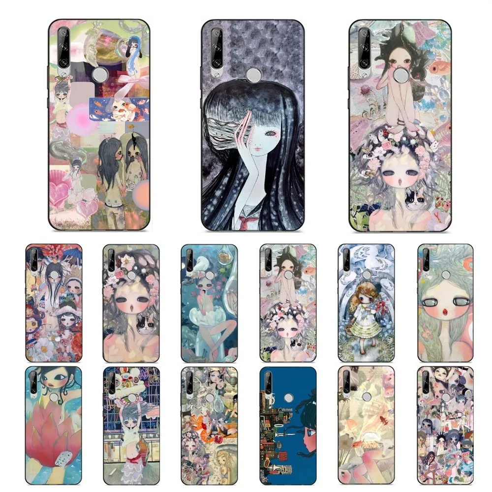 Aya Takano Phone Case For Huawei Y9 6 7 5 Prime Enjoy 7s 7 8 plus 7a 9e 9plus 8E Lite Psmart Shell