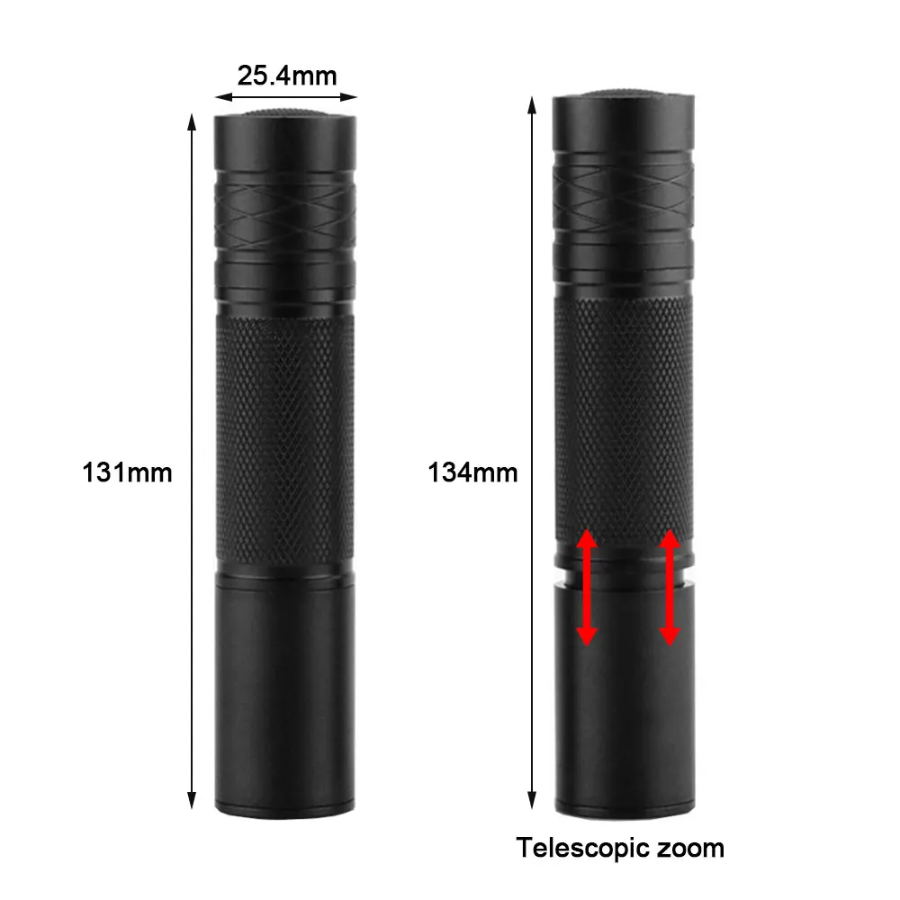 Linterna infrarroja con enfoque ajustable, dispositivo de visión nocturna, 850nm/940nm