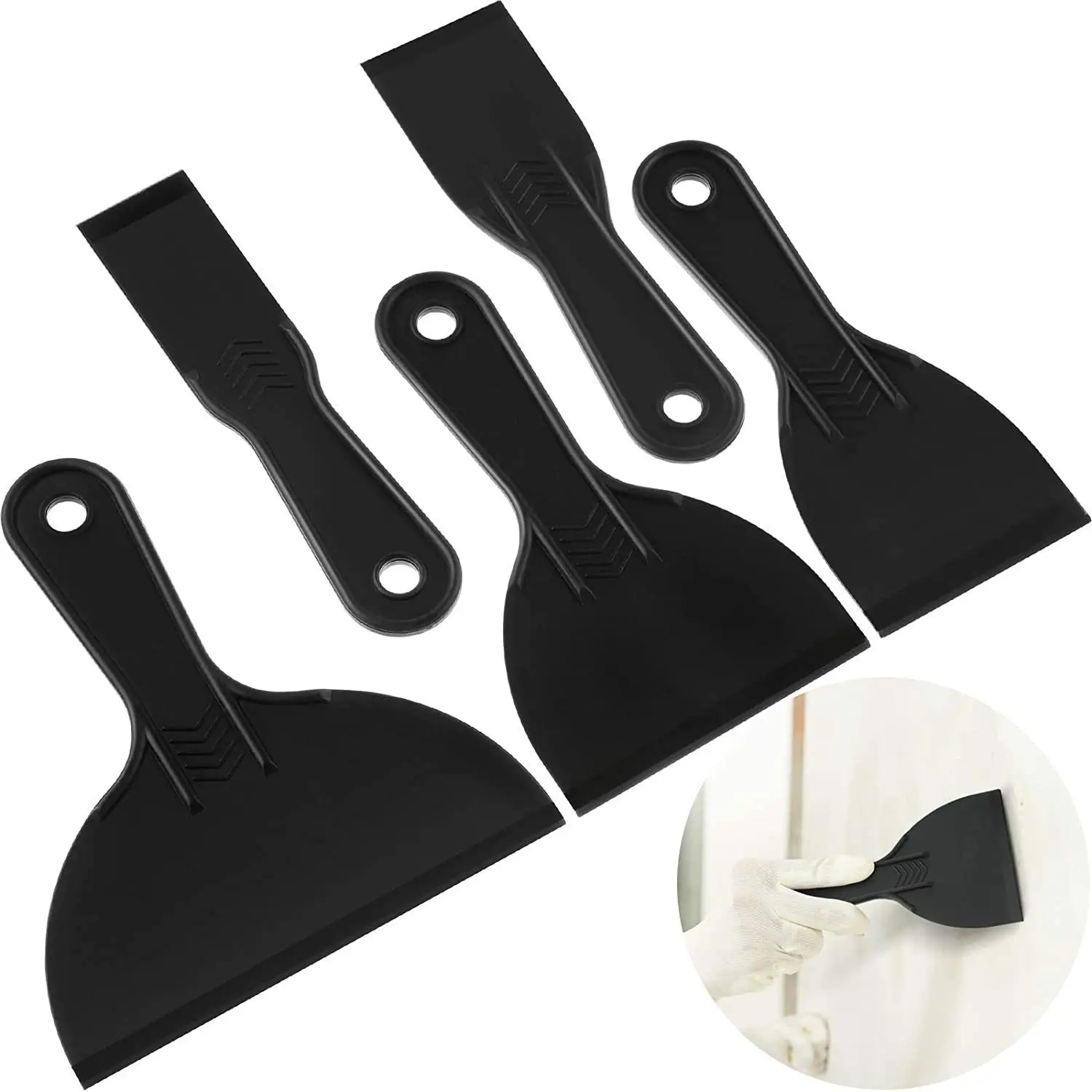 Hot-selling Putty Knife, Plastic Scraper, Wallpaper Scraper, Plastic Paint Scraper, Wall Repair Filling Knife, Cleaning Tool