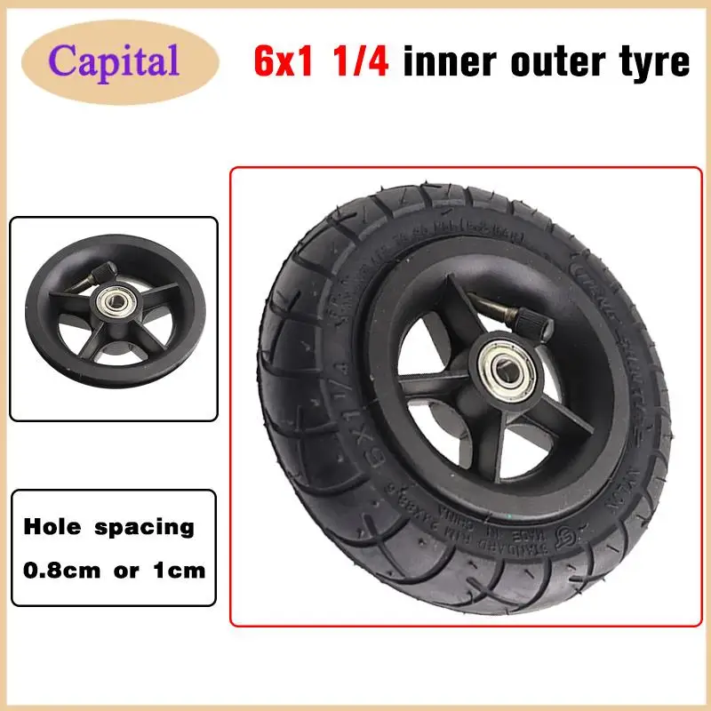 

6x1 1/4 outer tires Inner Tube for Electric Scooter 6 Inch mini surfing scooter Pneumatic Tire150MM motorcycle Wheel tyre