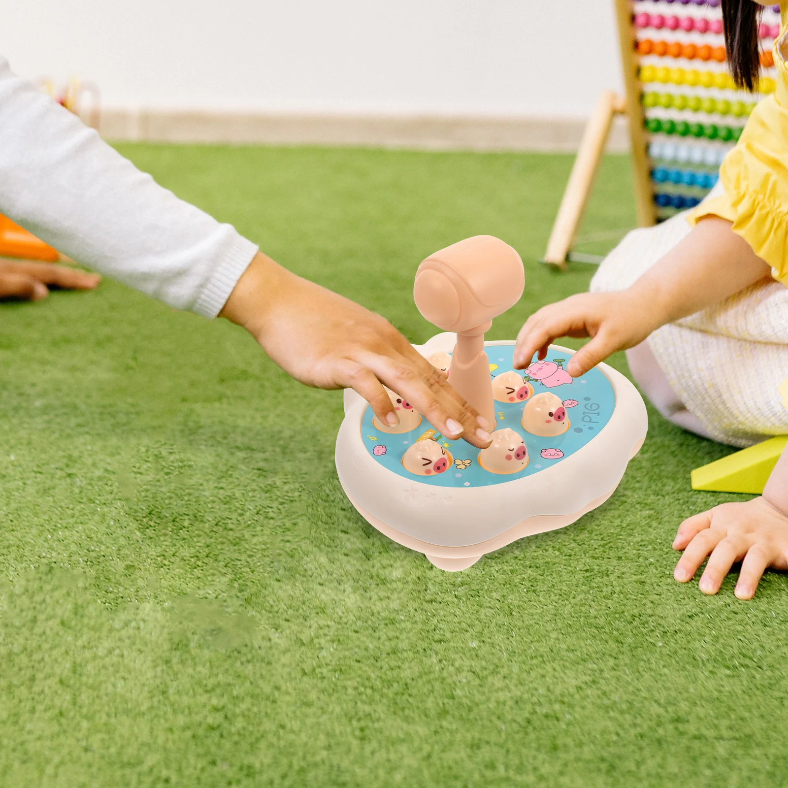 1 مجموعة أطفال اجتز لعبة التعليم اللعب المطرقة الكرتون شكل التعلم المبكر متعة التفاعلية قصف المهارات الحركية