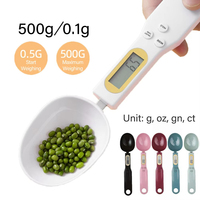 500g/0.1g Electronic Spoon Scale Portable LCD Digital Kitchen Scale Electronic Food Measuring Spoon Scale Kitchen Tool for Food