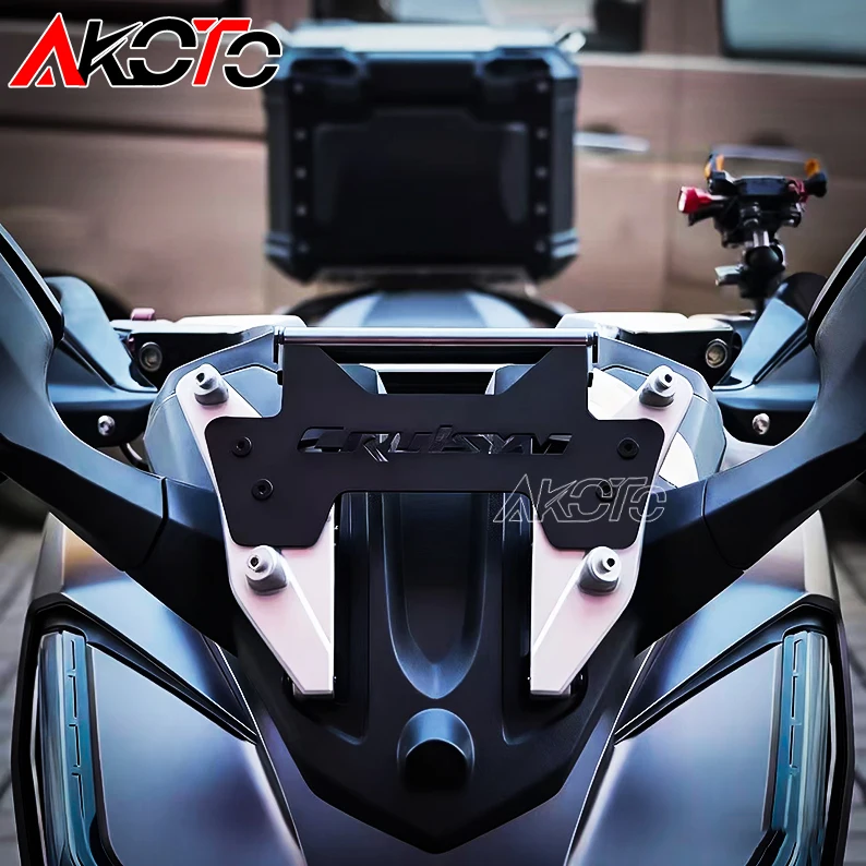 2025+ Motorcycle Phone Holder GPS Navigation Bracket Plate Supporter Bar FOR SYM Cruisym400 Cruisym 400 400i Scooter Accessories view 3