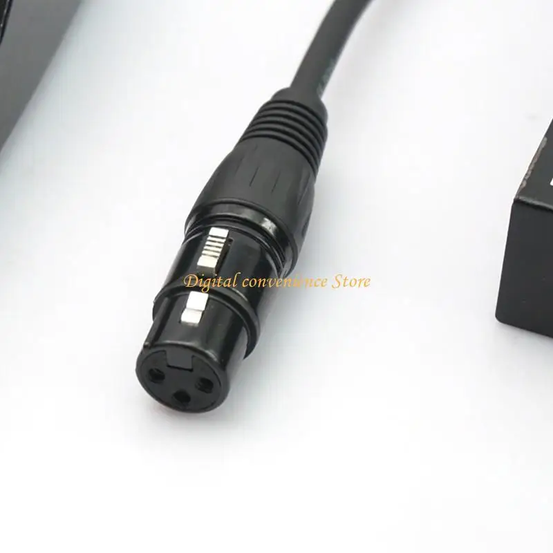 Cavo da pannello a 3 pin tipo D 97QA, diametro 6 mm, connettore bloccaggio sicuro flessibile per commutatori uditivi