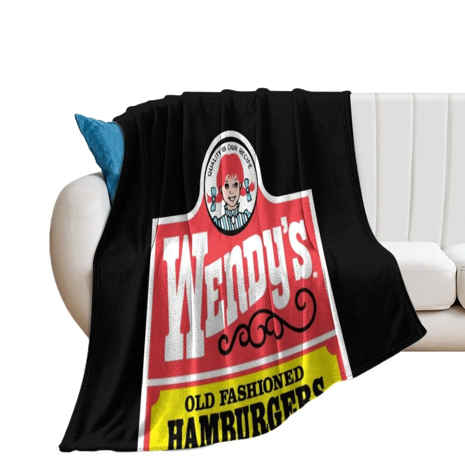 

Wendy's retro Throw Blanket Retros bed plaid manga Blankets