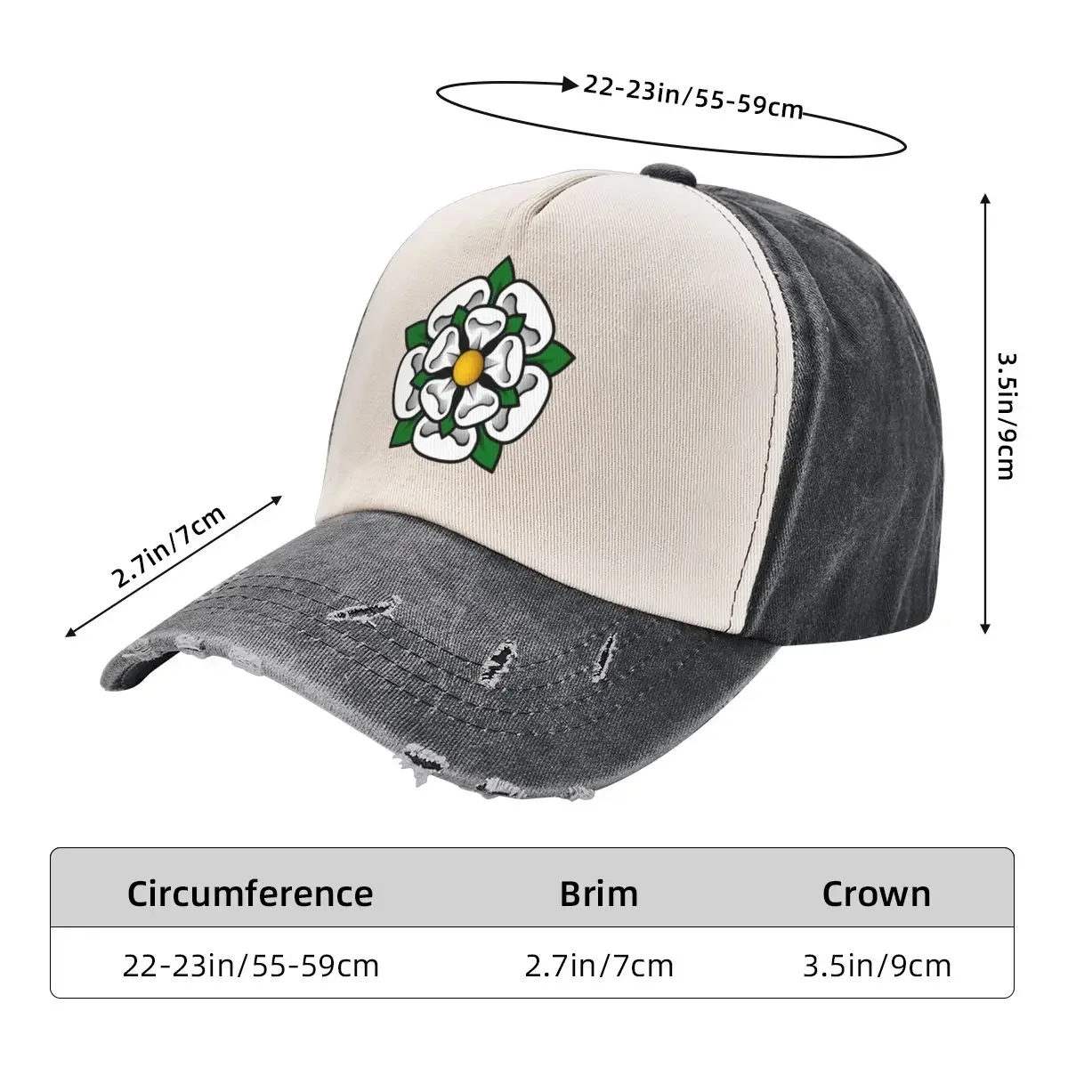 YORKIST ROSE Baseball Cap Sport Cap Anime Marke Mann Kappe Mädchen Männer