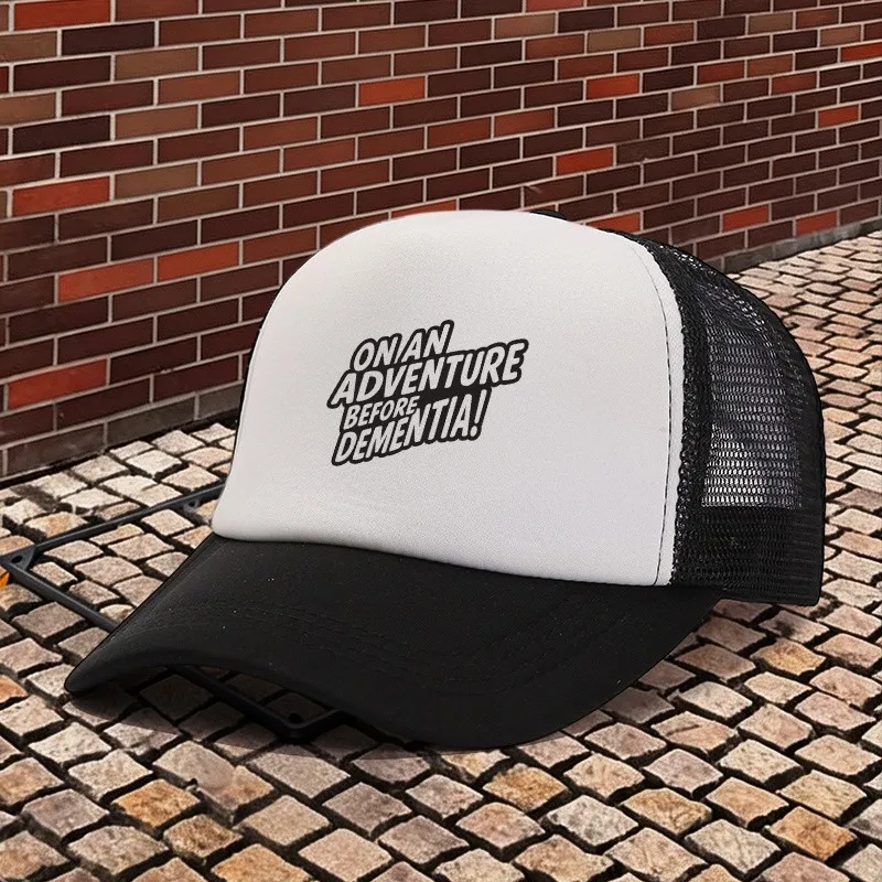 1 Item, Adjustable Sponge Patchwork Mesh Cap about 