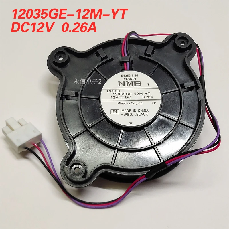 

12035GE-12M-YT New the Fan for Haier Samsung Refrigerator DC12V 0.26A BCD-302WPQG