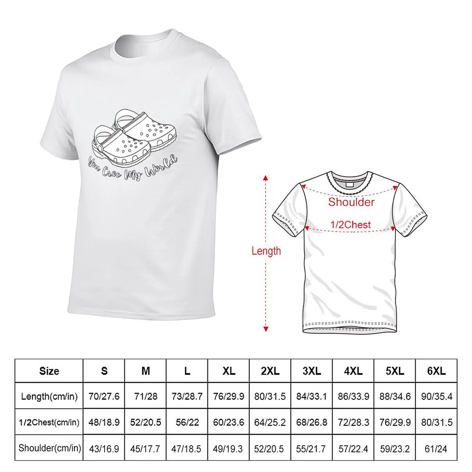 You Croc My World T-Shirt Quick Dry Travel T-Shirt